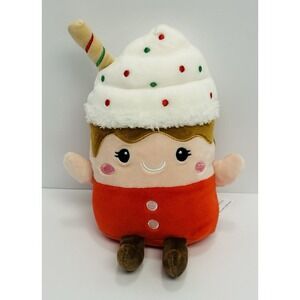 Walmart Holiday Time Foodie Cutie 8" Christmas Decor Drink Stuffed Plush 339469